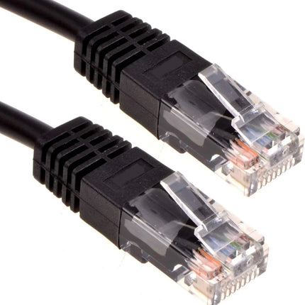Cables Direct URT-601K Networking Cable Black 1 M Cat5e U/UTP (UTP) Moulded