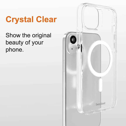 Magnetic iPhone 14 Plus Case MagSafe Compatible Anti-Yellowing