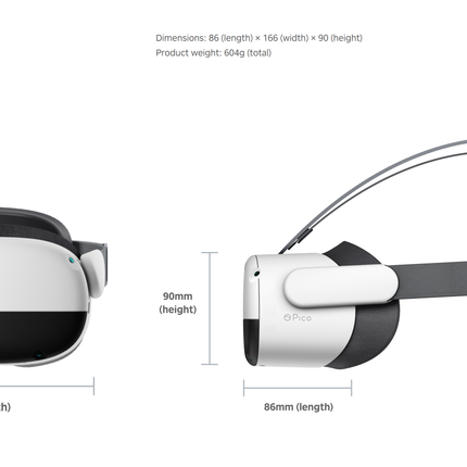 Pico Neo 3 Link 2-in-1 High-Performance VR Gaming Headset SteamVR Compatible