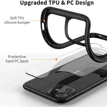 iPhone Case - Ultra Clear Hard Back Scratch-Resistant Hard Case for 11 Pro