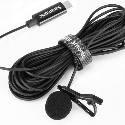 Saramonic Lavalier U3B Microphone USB-C for Mobile Devices and PCs Inc 6m Cable