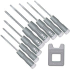 Screwdriver Set for Daily Work, 9 Piece Phillips and slotted screwdriver Durable