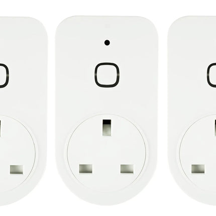 Smart Plug Wi-Fi Energy Monitoring Tuya, Alexa & Google Voice Control App Remote