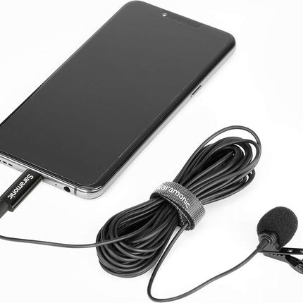 Saramonic Lavalier U3B Microphone USB-C for Mobile Devices and PCs Inc 6m Cable