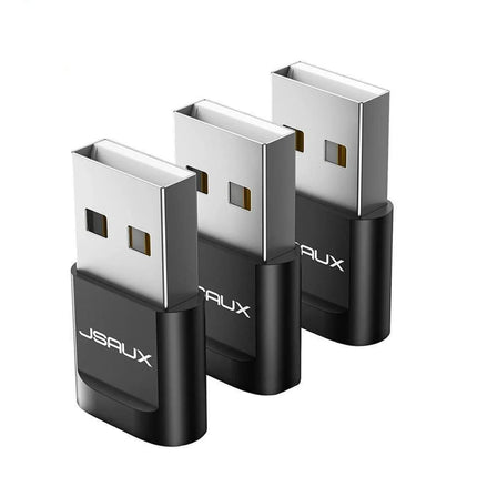 Premium USB Type C Female to USB A Male Adapter Converter Charger - Black