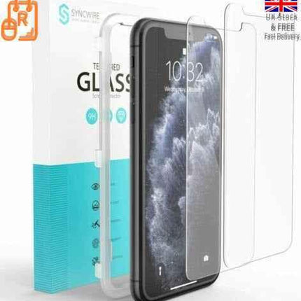 iPhone 11 Pro Max Screen Protectors Tempered Glass with Install Frame 2-Pack
