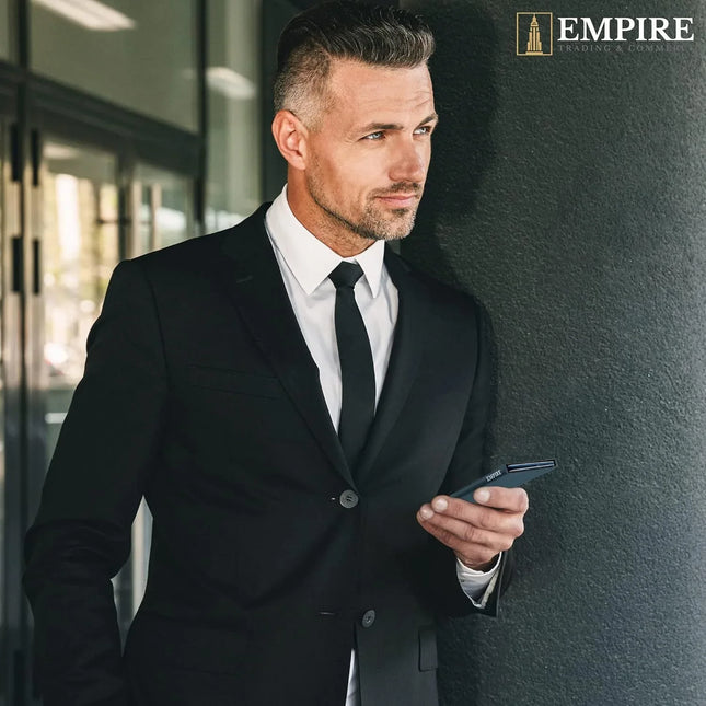 Empire Stealth Wallet Premium Smart Minimalist Card Holder RFID & NFC Blocker