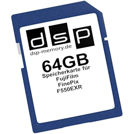 64GB memory card for FujiFilm FinePix F550EXR DSP 64 GB Universal High Capacity