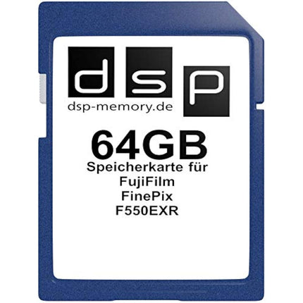 64GB memory card for FujiFilm FinePix F550EXR DSP 64 GB Universal High Capacity