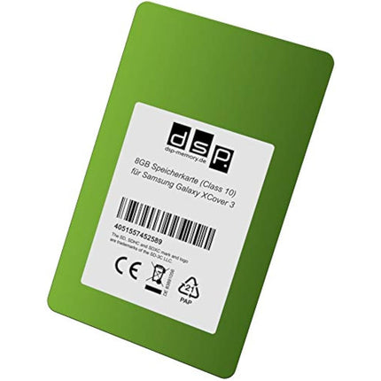 8GB memory card (Class 10) for Samsung Galaxy XCover 3 Universal High Speed