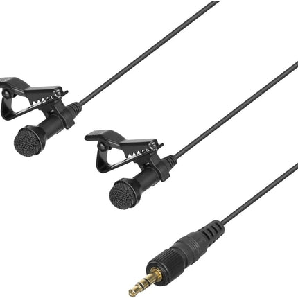 Saramonic DK3A2 Dual Stereo 3.5mm TRS for Mixers Cameras Wireless Transmitters