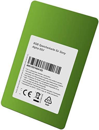 8GB memory card for Sony Alpha 65V Digital Camera