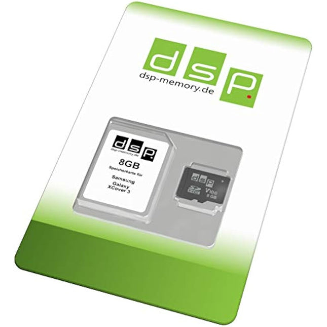 8GB memory card (Class 10) for Samsung Galaxy XCover 3 Universal High Speed