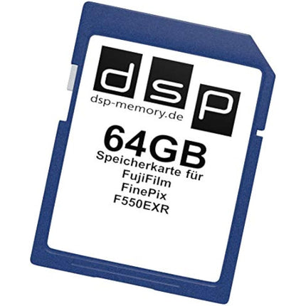 64GB memory card for FujiFilm FinePix F550EXR DSP 64 GB Universal High Capacity