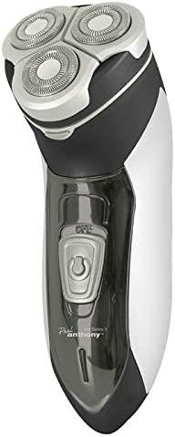 Paul Anthony Pro Series 3 Titanium Mens Cordless Lithium USB Rotary Shaver