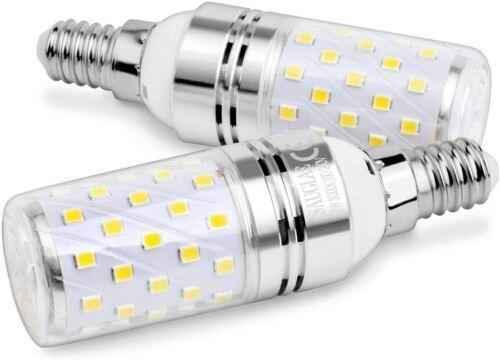 E14 LED Corn Bulb 12W Energy Efficient Solution Lasting up to 25,000 Hours 2 Pk