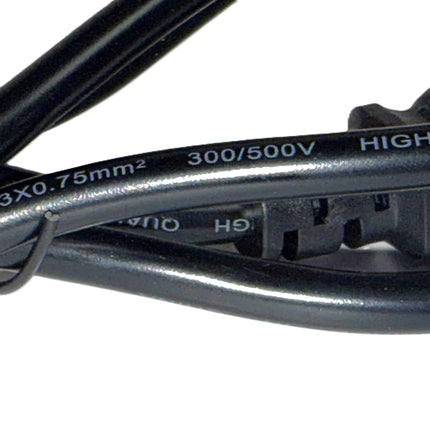 Kettle Lead Extension 1m Cable IEC Male to Female UPS Lead C13 - C14 Mains 240V