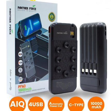 Panther Force 10000mAh 5-in-1 Wireless Charging Power Bank