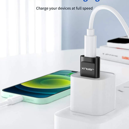 Premium USB Type C Female to USB A Male Adapter Converter Charger - Black