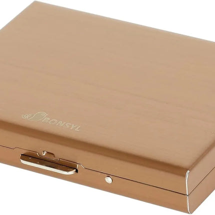 Stainless Steel Credit Card Holder RFID Blocking Slim Credit Card Case 8 Cards