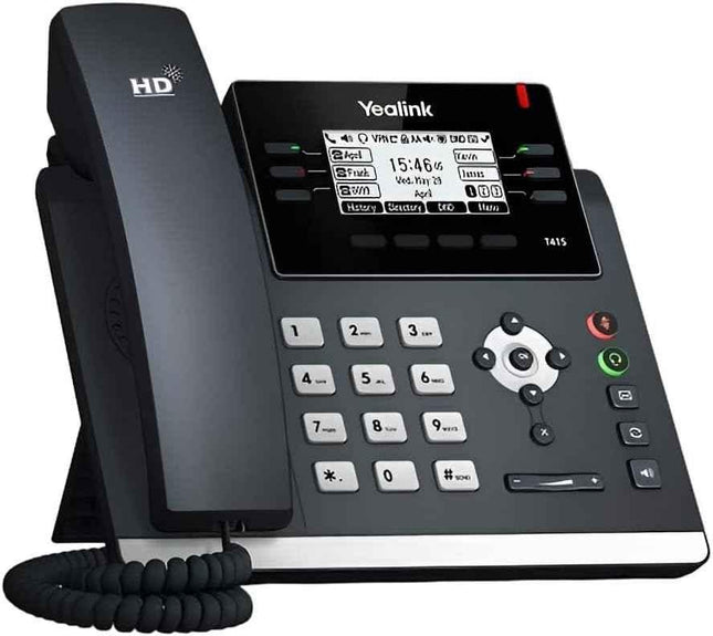 Yealink SIP-T41S IP Conference Phone - Black PoE Powered