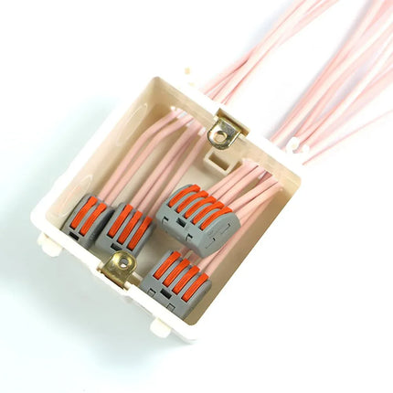 Electrical Connectors Wire Block Clamp Terminal Cable 12V 240V Reusable 265 pcs