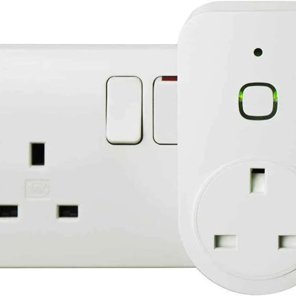 Smart Plug Wi-Fi Energy Monitoring Tuya, Alexa & Google Voice Control App Remote