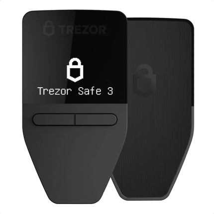 Trezor Safe 3 - Passphrase & Secure Element Protected Crypto Hardware Wallet
