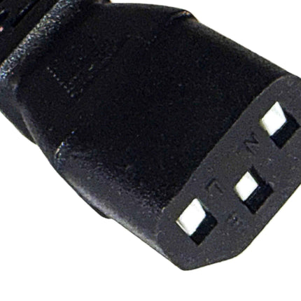 Kettle Lead Extension 1m Cable IEC Male to Female UPS Lead C13 - C14 Mains 240V