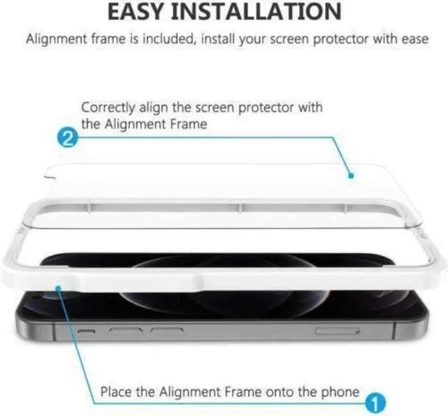 SPARIN 4 Pack Screen Protector Compatible with iPhone 12 Pro Max 6.7"