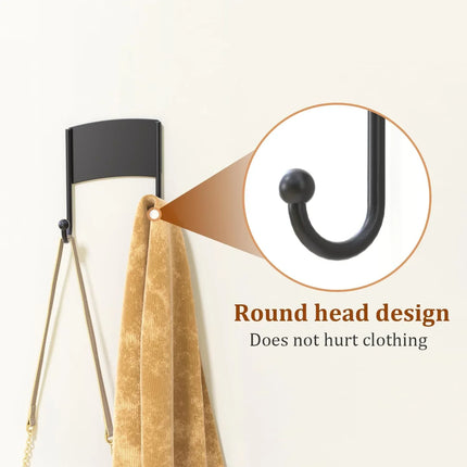 Set of 2 Heavy Duty Metal Musical Note Wall Hooks for Hanging Various Items