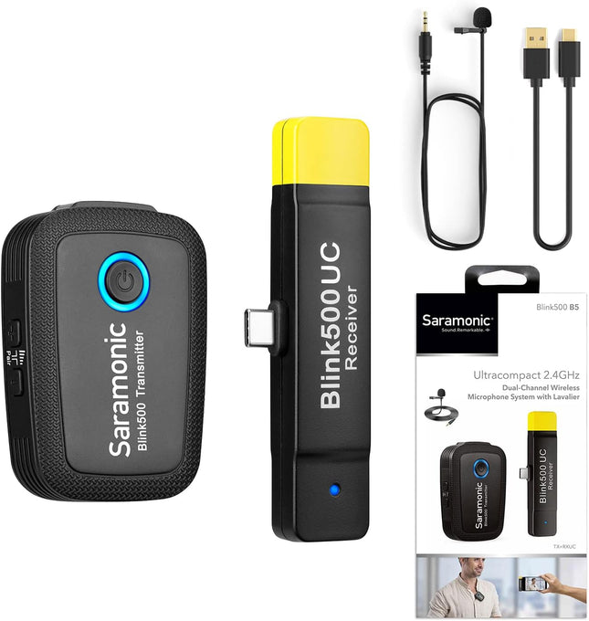 Saramonic Blink500 B5 Compact Wireless Microphone System for Android Devices