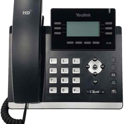 Yealink SIP-T41S IP Desk and Conference Phone - Black PoE Powered T41S Power SIP