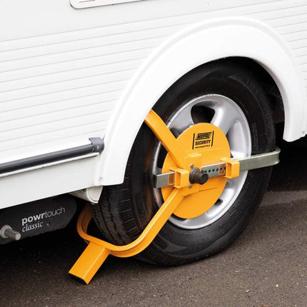 Maypole 13-17" Universal Wheel Clamp Suitable for Cars, Vans, Trailers, Caravans