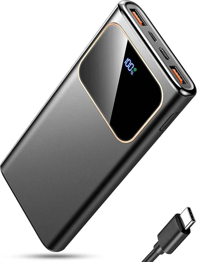 Power Bank Fast Charging 10000mAh 22.5W Portable USB-C PD3.0 QC4.0 LED Display