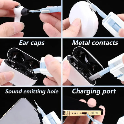 11-in-1 Gadget Cleaning Kit for Keyboards, Earbuds & LCD Screens, Versatile Tool