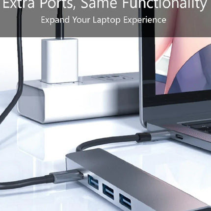 USB Type C Multiport Adapter 5-in-1 Docking Station with PD Charging HDMI 4K