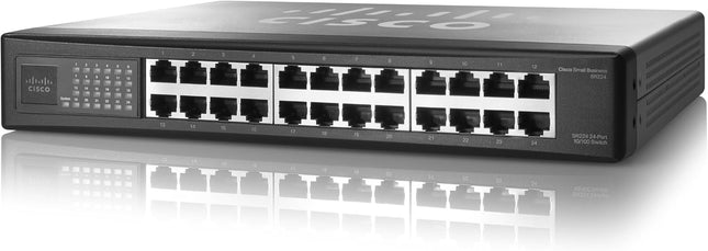 Cisco SR224 24-Port 10/100 Ethernet Switch for Business Networks Computers