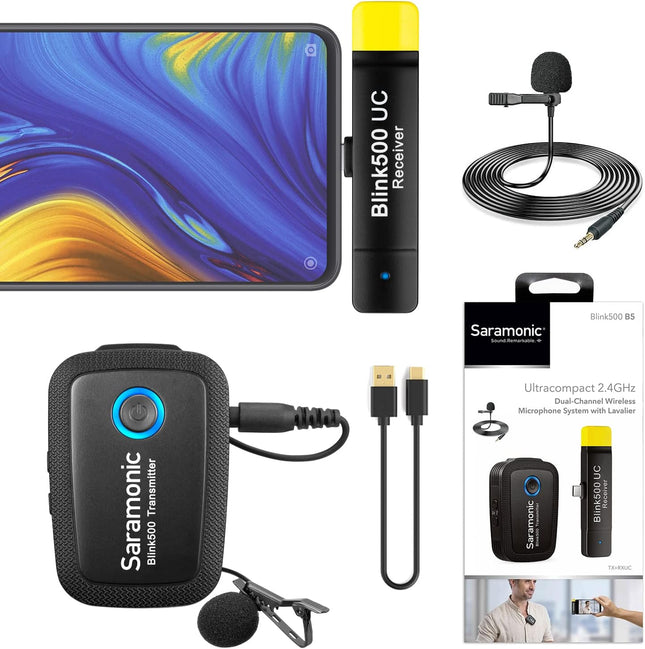 Saramonic Blink500 B5 Compact Wireless Microphone System for Android Devices