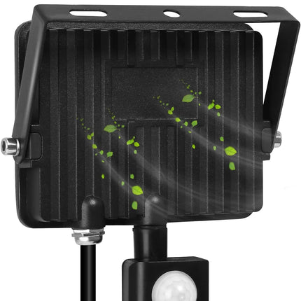 50W LED PIR Motion Sensor Outdoor Security Floodlight IP66 Waterproof 5000LM