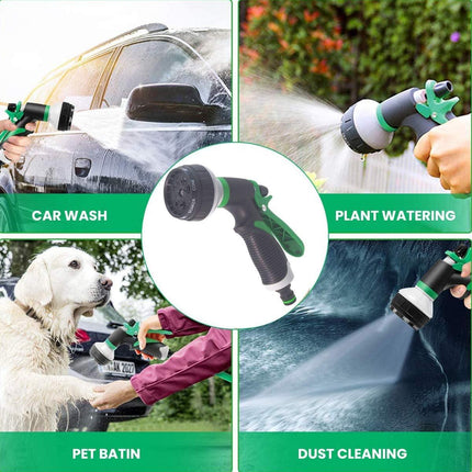 Adjustable Watering Gun 8 Functions High Pressure Water Gun for Garden or Car
