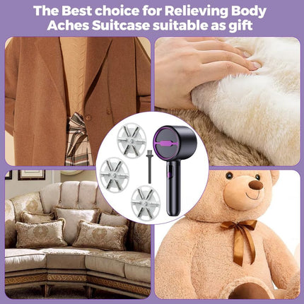 Rechargeable Electric Lint Remover for Clothes Stainless Steel Blade + 2 Spare