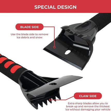 RevHeads Ice Scraper for Cars and Pick Up Trucks Scrape Windows With Ease