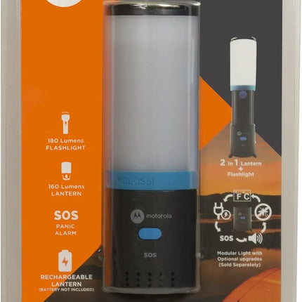 Motorola LUMO LED Camping Lantern Torch Hybrid Light IPX4 Modular Outdoor Lamp