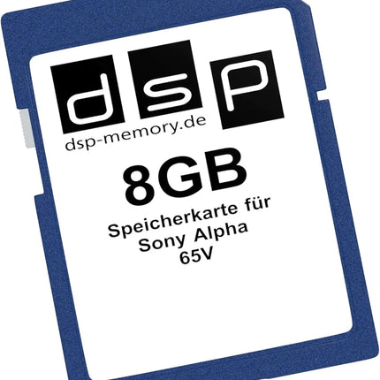 8GB memory card for Sony Alpha 65V Digital Camera