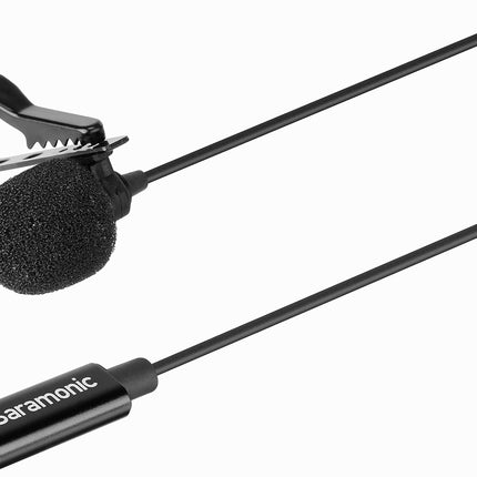 Saramonic Lavalier U3A Microphone USB-C for Mobile Devices and PCs Inc 2m Cable