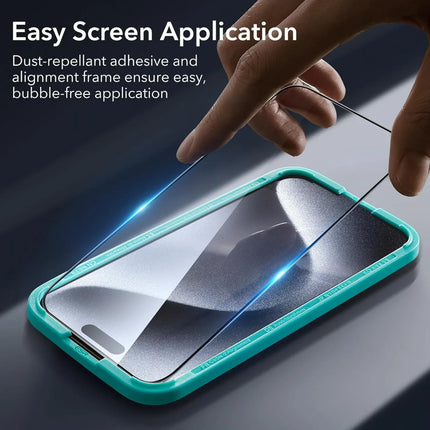 iPhone 15 Pro Max Premium Screen Protectors - 3 Pack + Lens Protector Top Class