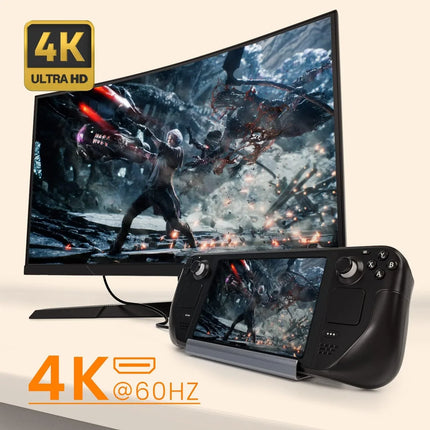 USB-C Docking Station 7-in-1 for Steam Deck with HDMI 4K@60Hz 2 USB-A 3.0