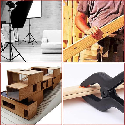 4 Inch Heavy Duty Nylon Spring Clamps, Woodworking, Photography Studios and DIY