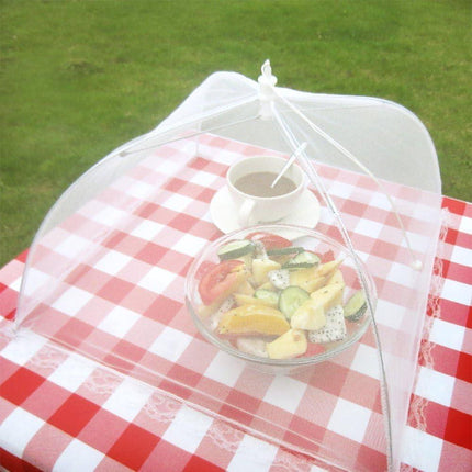 Pop-Up Mesh Food Cover Tent Umbrella Large 43 x 43cm Reusable Collapsible 4 pack